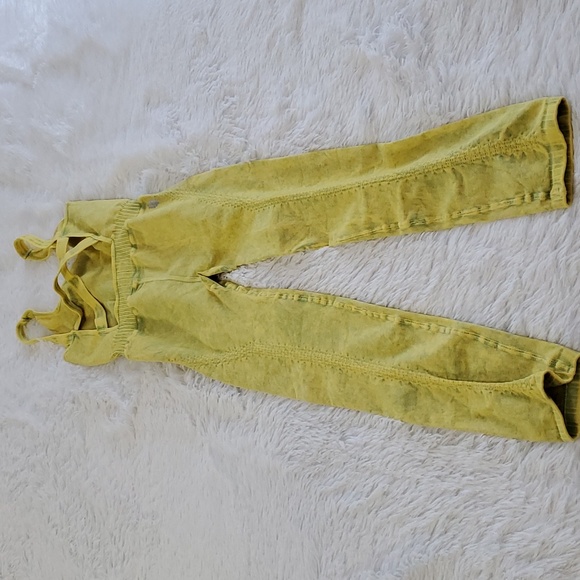 Free People Good Karma Onesie Pineapple Punch Yellow - Picture 4 of 11